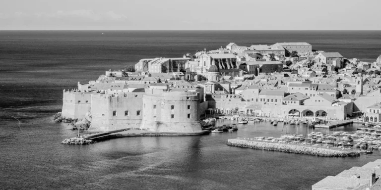 Dubrovnik, a city in southern Croatia